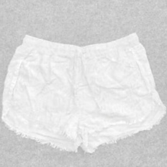 Brand New Women's Cloth & Stone Raw Hem Drawstring Shorts - Picture 2 of 9